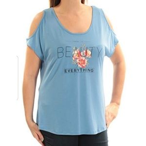 Jamie & Layla cold shoulder top Small